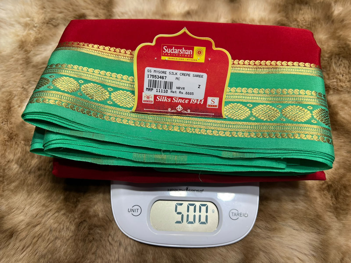 Pure Mysore Silk Saree.