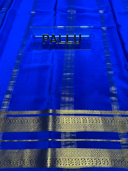 Pure Mysore Silk Saree.