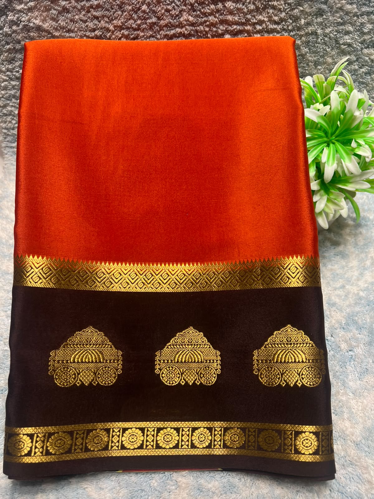 Pure Mysore Silk Saree.