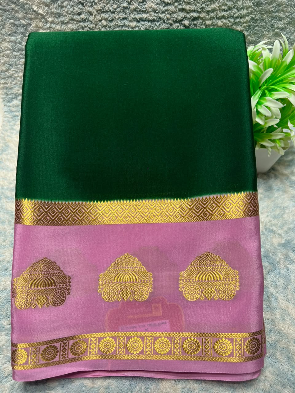Pure Mysore Silk Saree.
