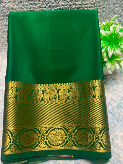 Pure Mysore Silk Saree.