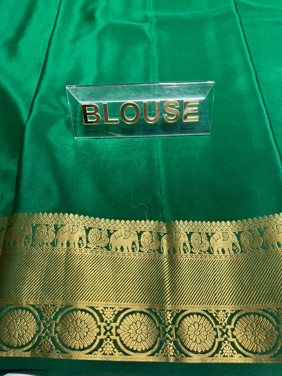Pure Mysore Silk Saree.