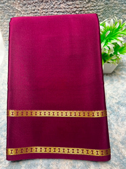 Pure Mysore Silk Saree.
