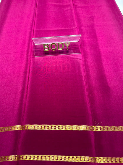 Pure Mysore Silk Saree.