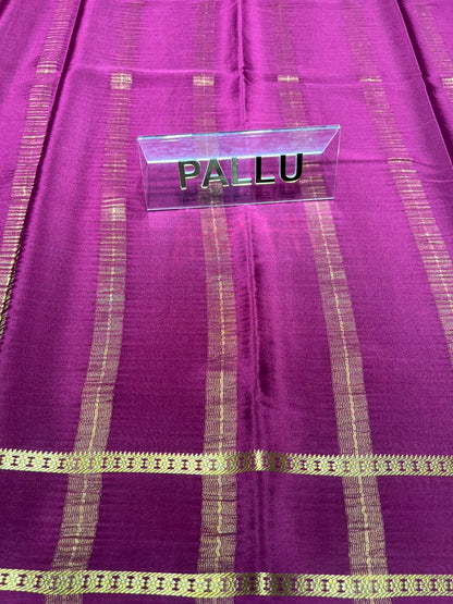 Pure Mysore Silk Saree.