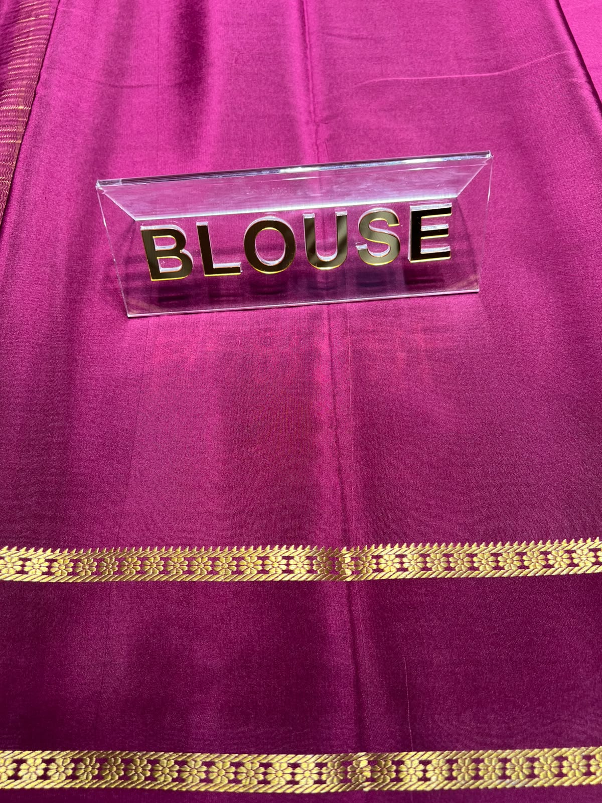 Pure Mysore Silk Saree.