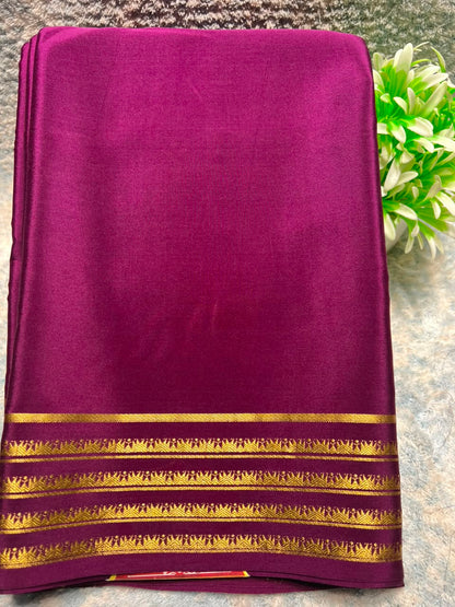 Pure Mysore Silk Saree.