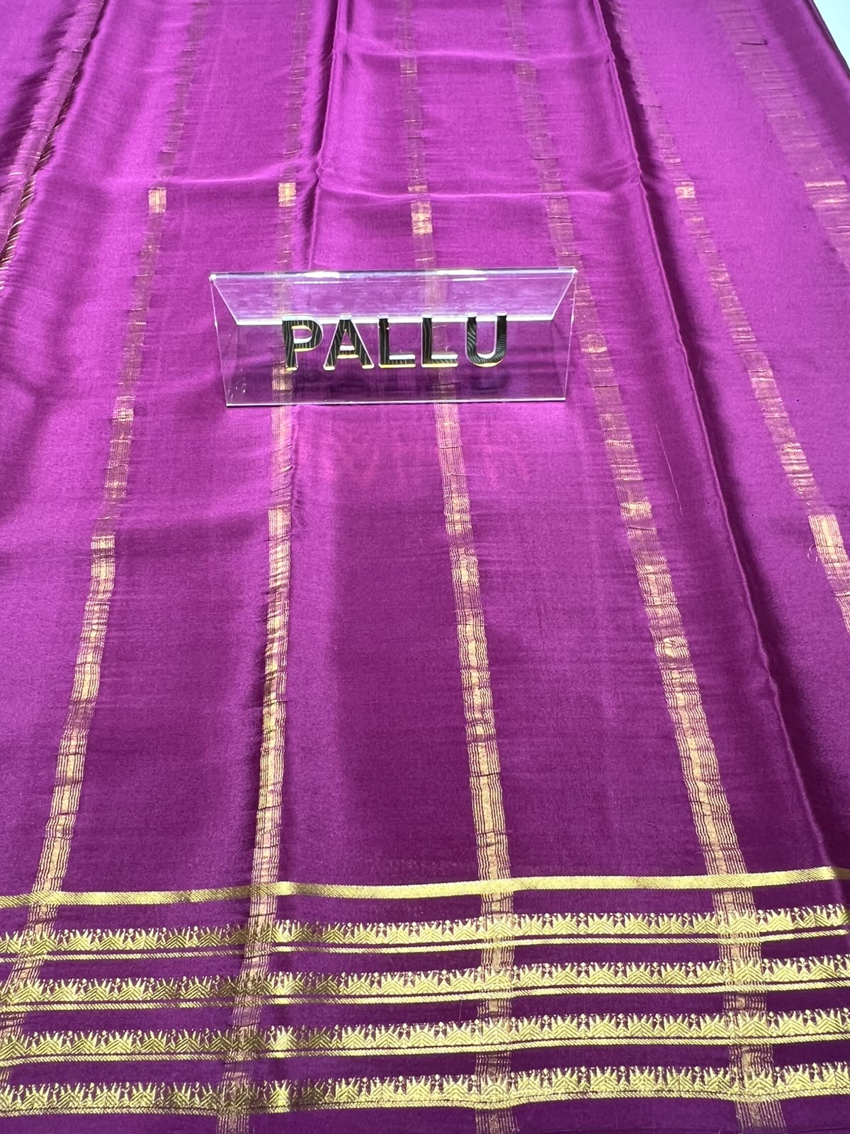 Pure Mysore Silk Saree.
