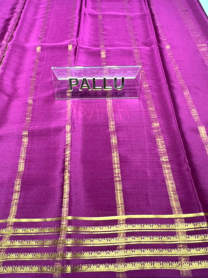 Pure Mysore Silk Saree.