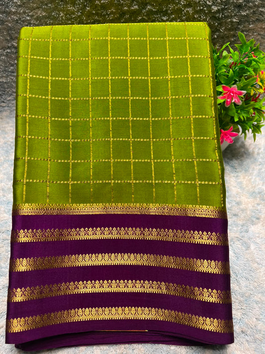 Pure Mysore Silk Saree.