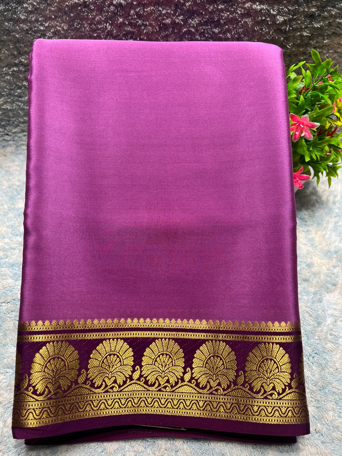Pure Mysore Silk Saree.