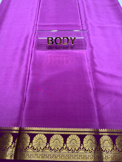Pure Mysore Silk Saree.