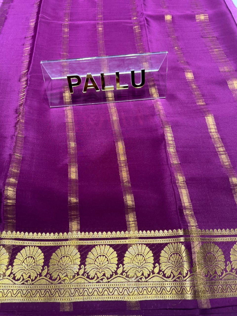 Pure Mysore Silk Saree.