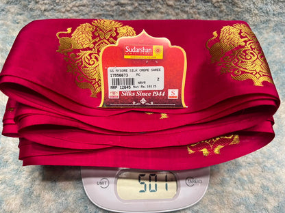 Pure Mysore Silk Saree.