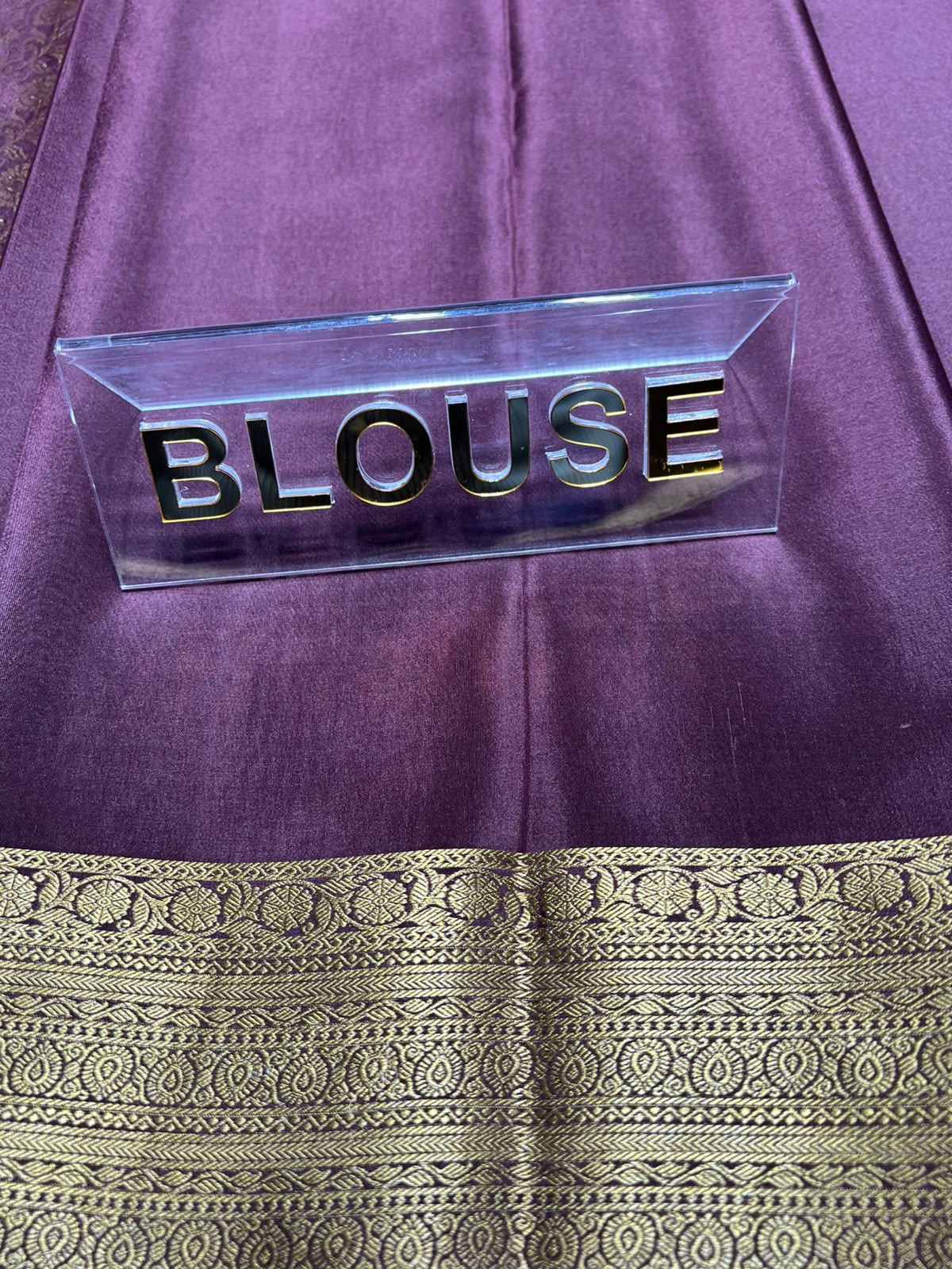 Pure Mysore Silk Saree.