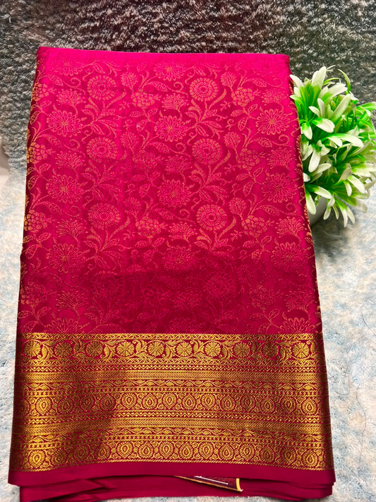 Pure Mysore Silk Saree.