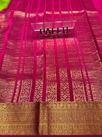 Pure Mysore Silk Saree.