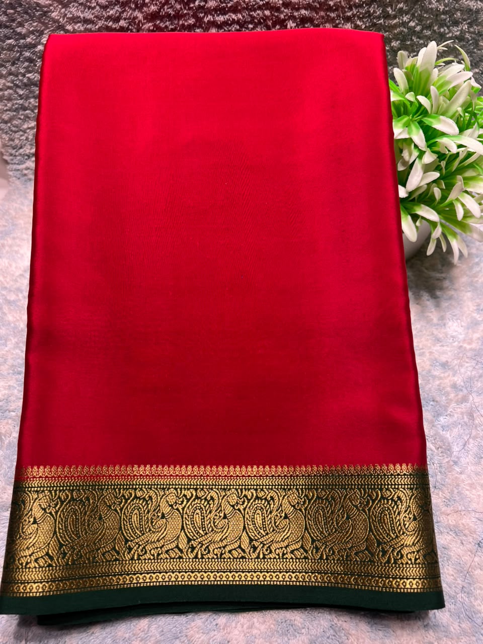 Pure Mysore Silk Saree.