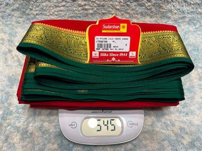 Pure Mysore Silk Saree.