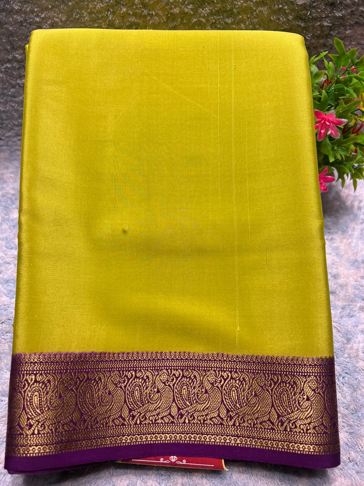 Pure Mysore Silk Saree.