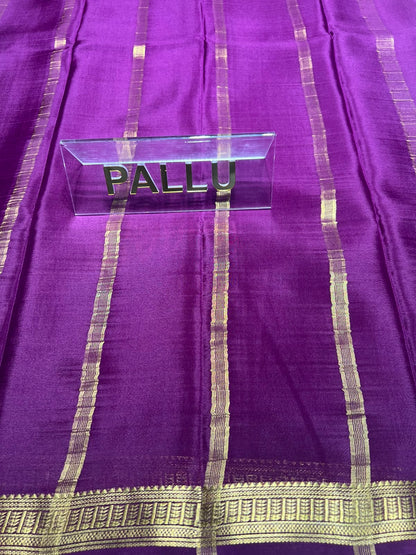 Pure Mysore Silk Saree ( 60 Grams )