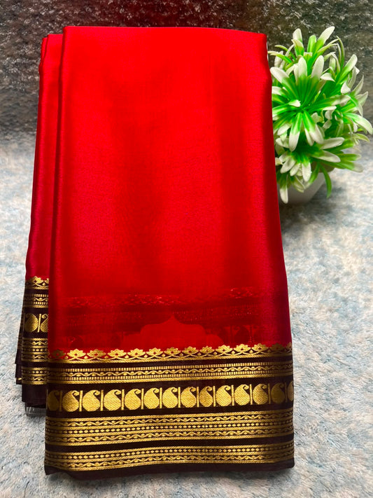 Pure Mysore Silk Saree ( 60 Grams )