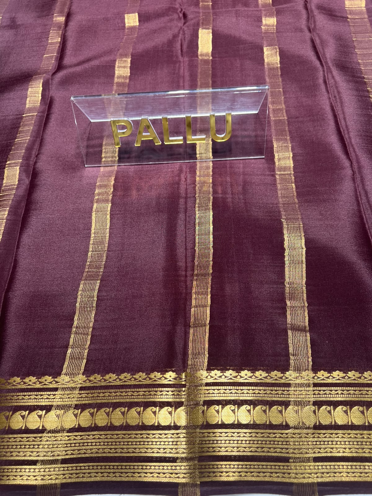 Pure Mysore Silk Saree ( 60 Grams )