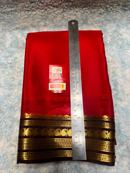 Pure Mysore Silk Saree ( 60 Grams )