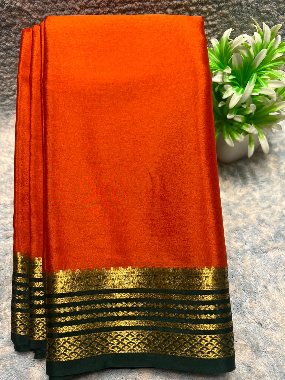 Pure Mysore Silk Saree ( 60 Grams )