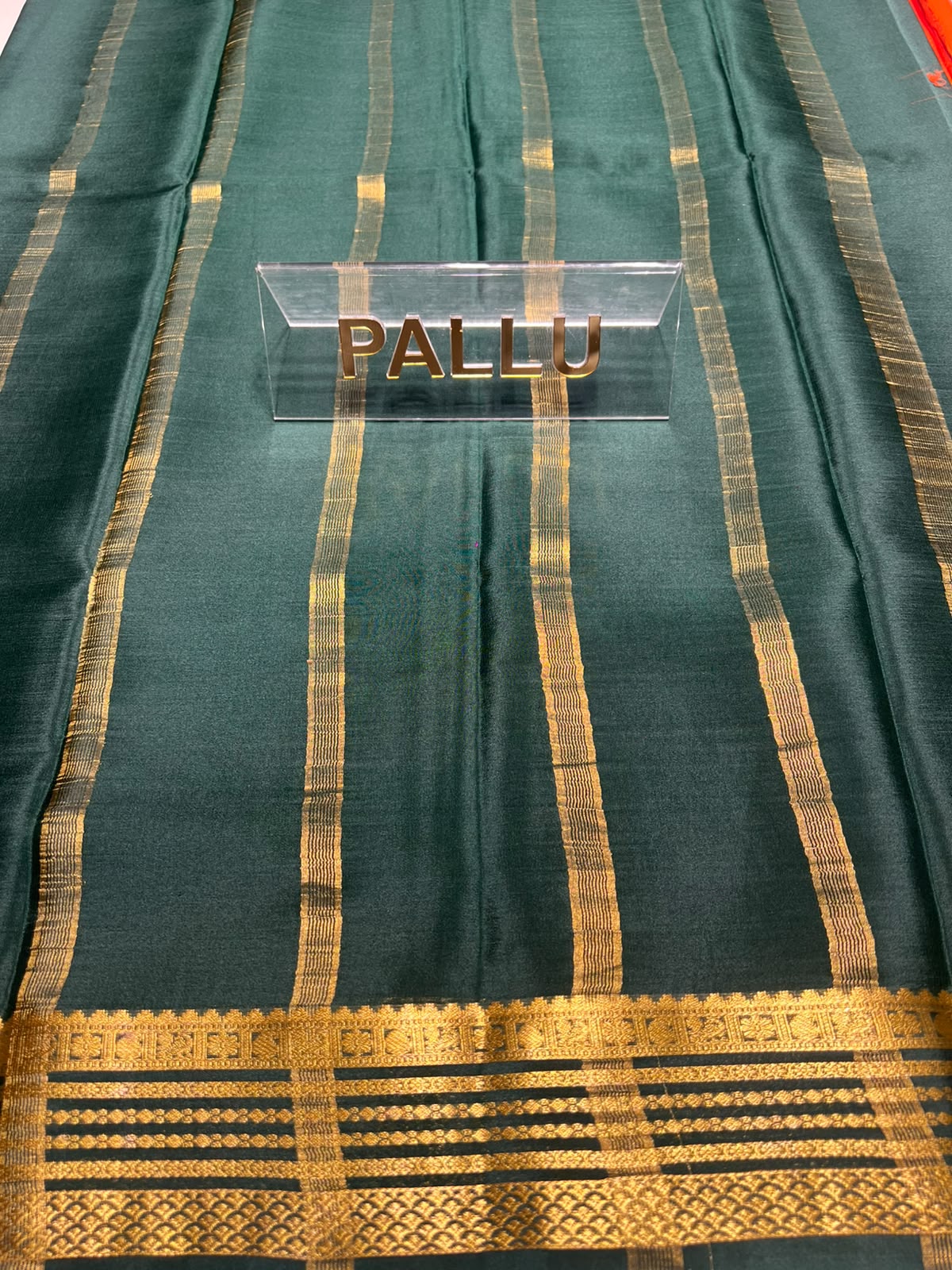 Pure Mysore Silk Saree ( 60 Grams )