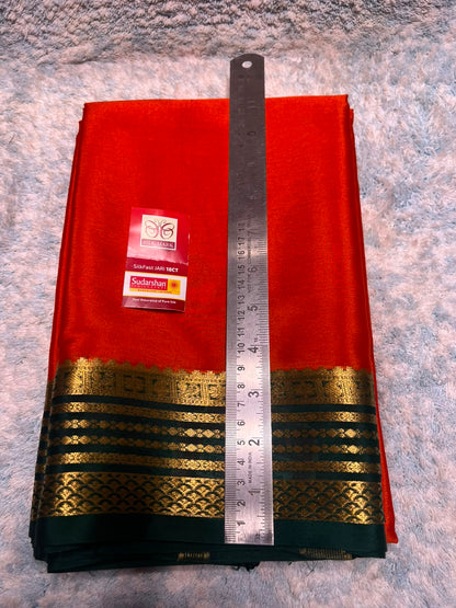 Pure Mysore Silk Saree ( 60 Grams )
