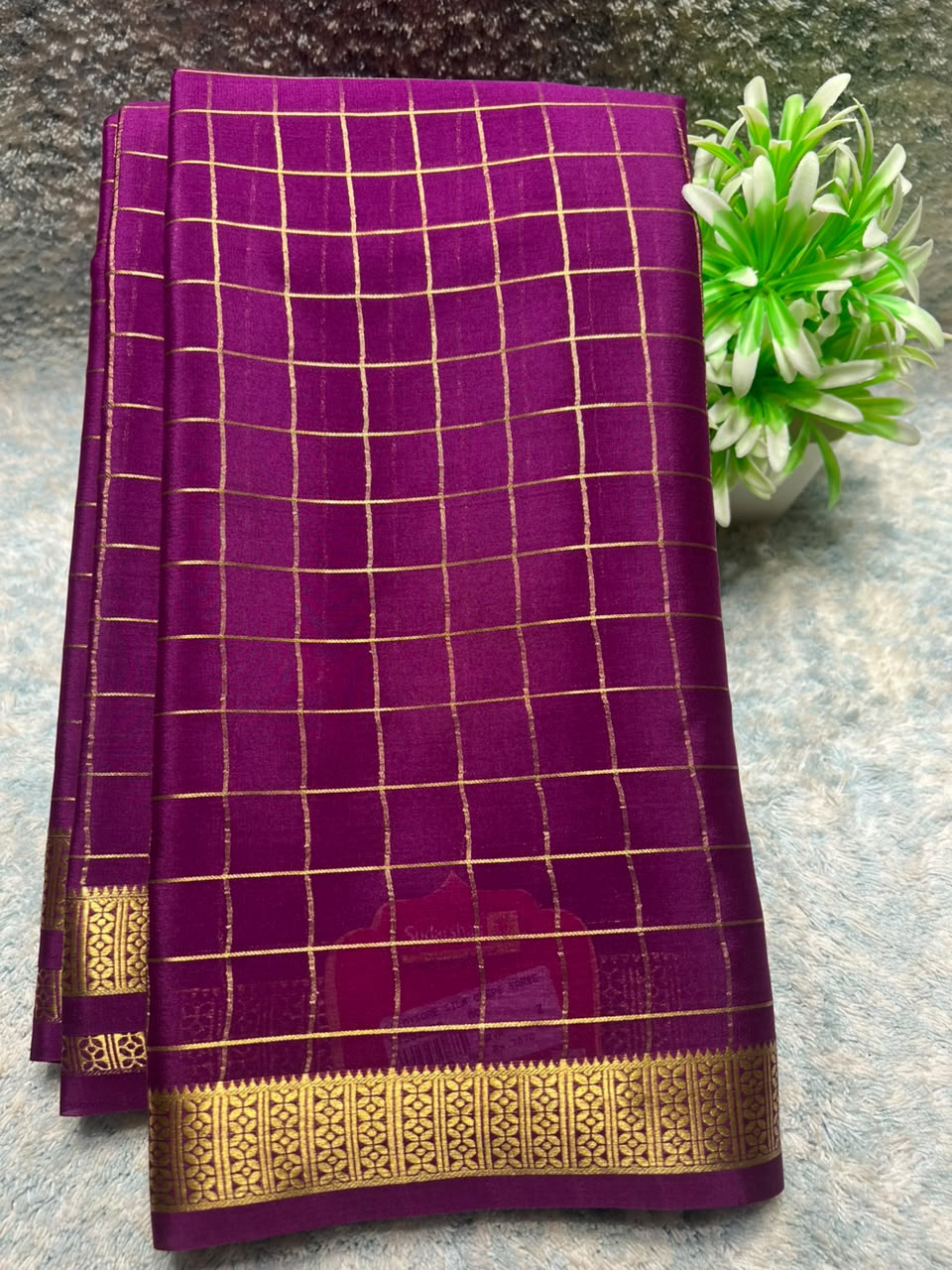 Pure Mysore Silk Saree ( 60 Grams )