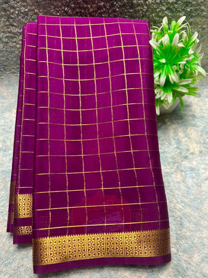 Pure Mysore Silk Saree ( 60 Grams )