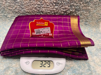 Pure Mysore Silk Saree ( 60 Grams )