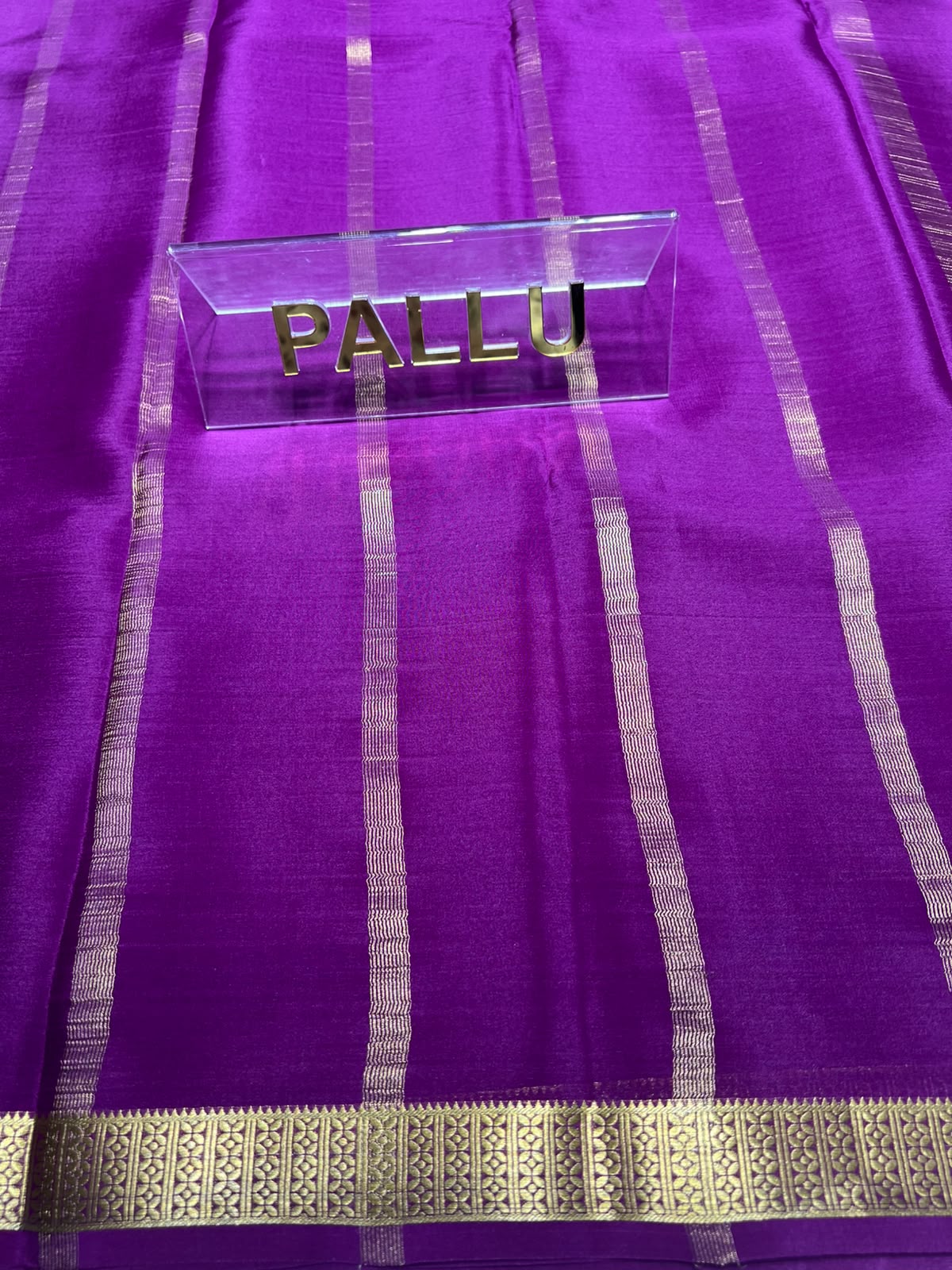 Pure Mysore Silk Saree ( 60 Grams )
