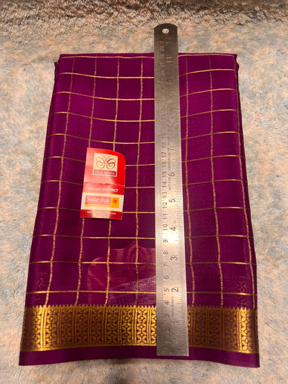 Pure Mysore Silk Saree ( 60 Grams )