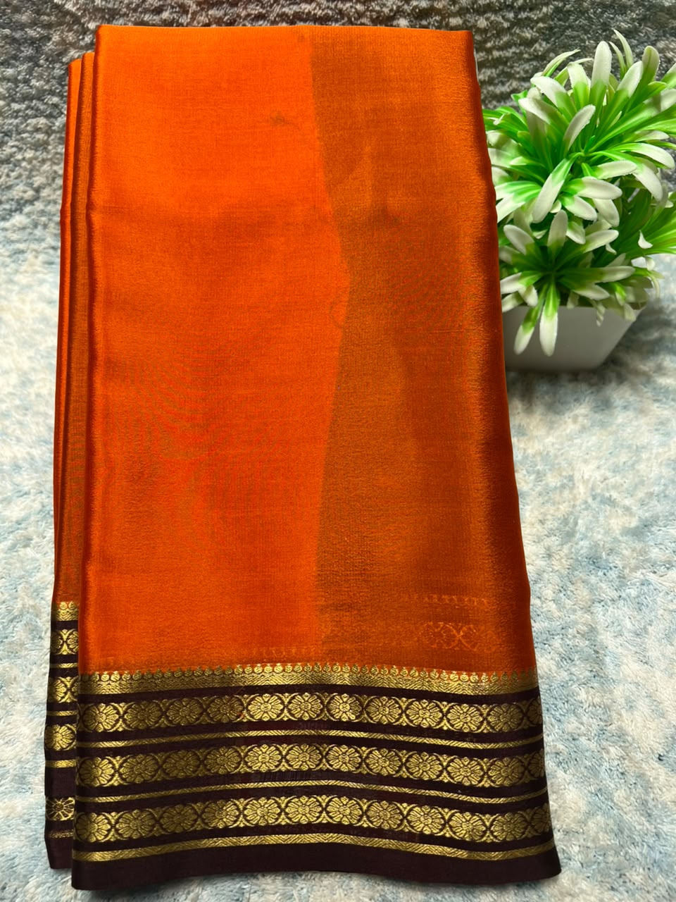 Pure Mysore Silk Saree ( 60 Grams )