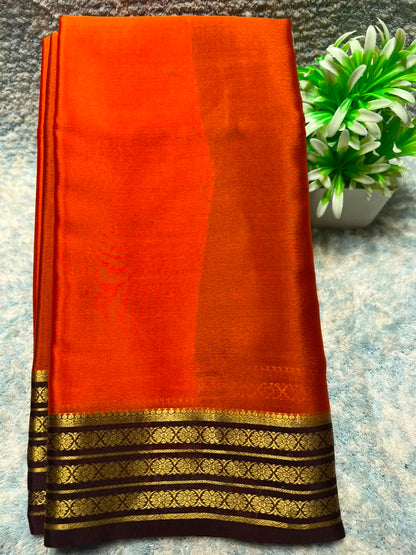 Pure Mysore Silk Saree ( 60 Grams )