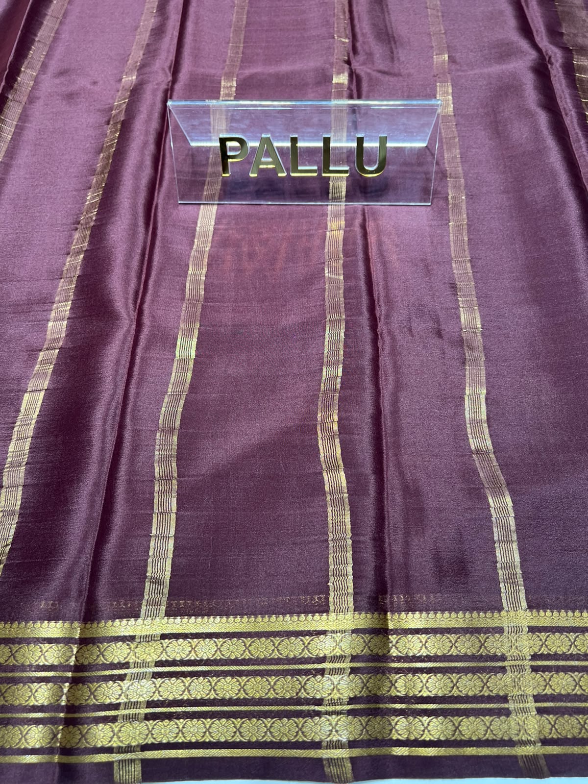 Pure Mysore Silk Saree ( 60 Grams )