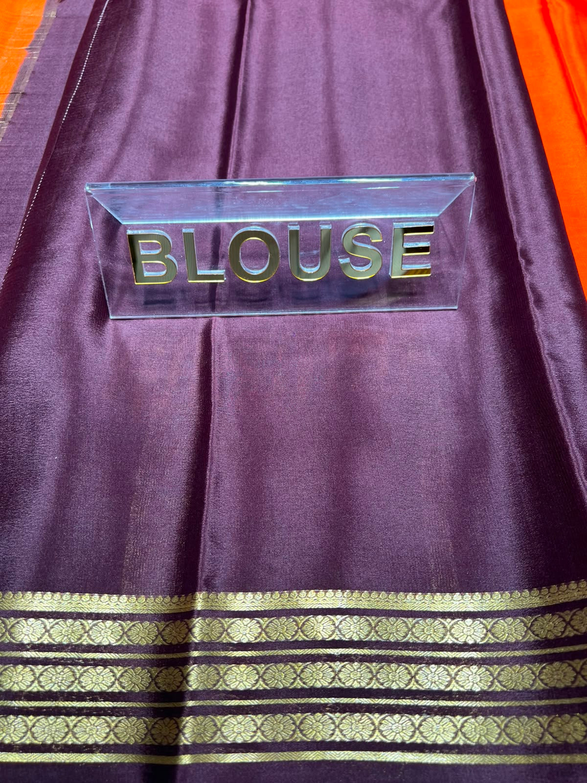 Pure Mysore Silk Saree ( 60 Grams )