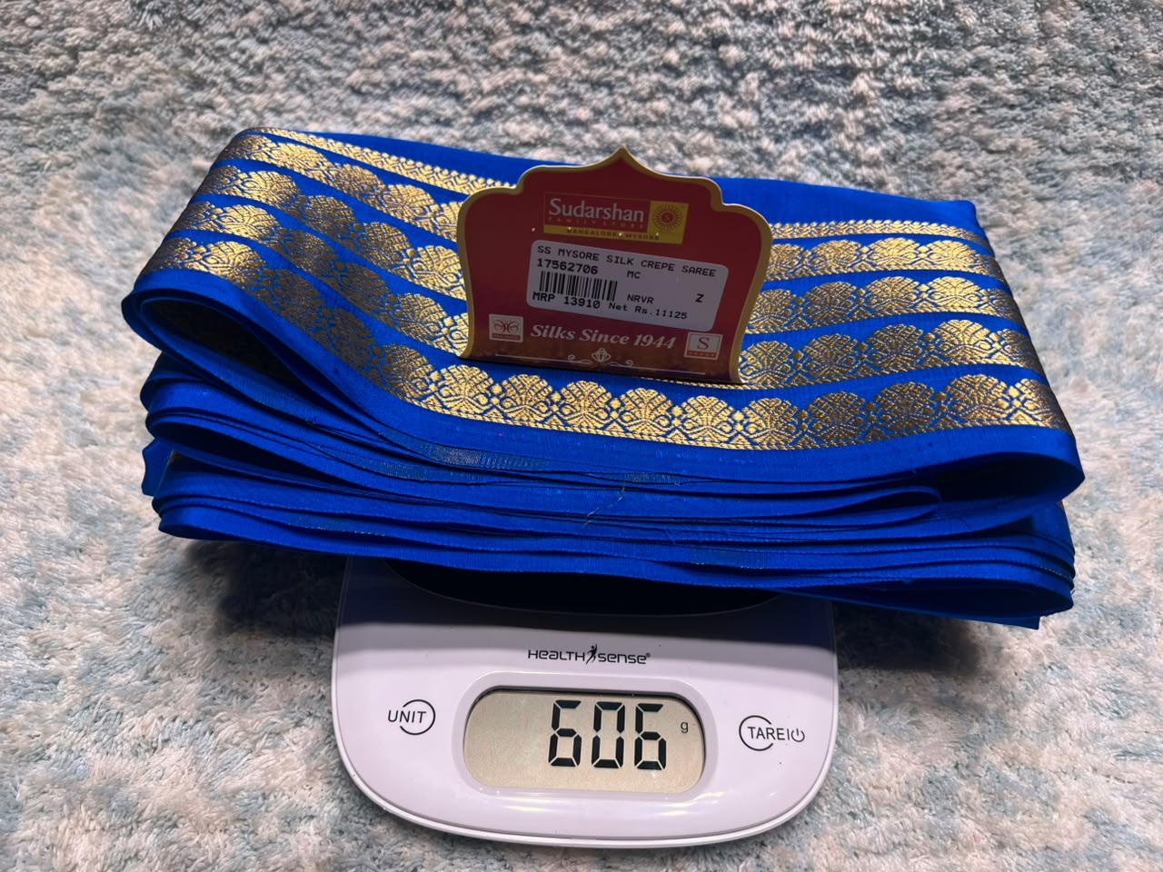 Pure Mysore Silk Saree.