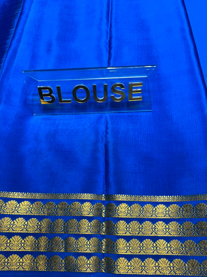 Pure Mysore Silk Saree.