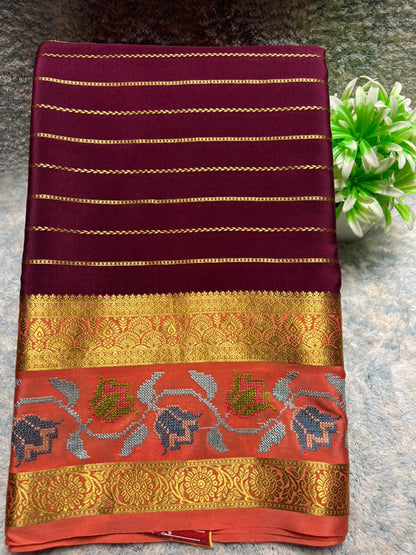 Pure Mysore Silk Saree.