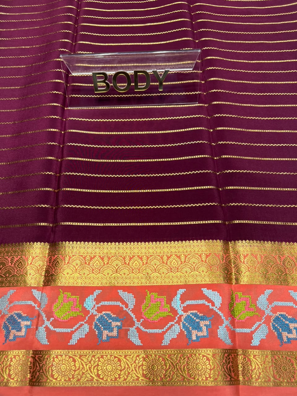 Pure Mysore Silk Saree.