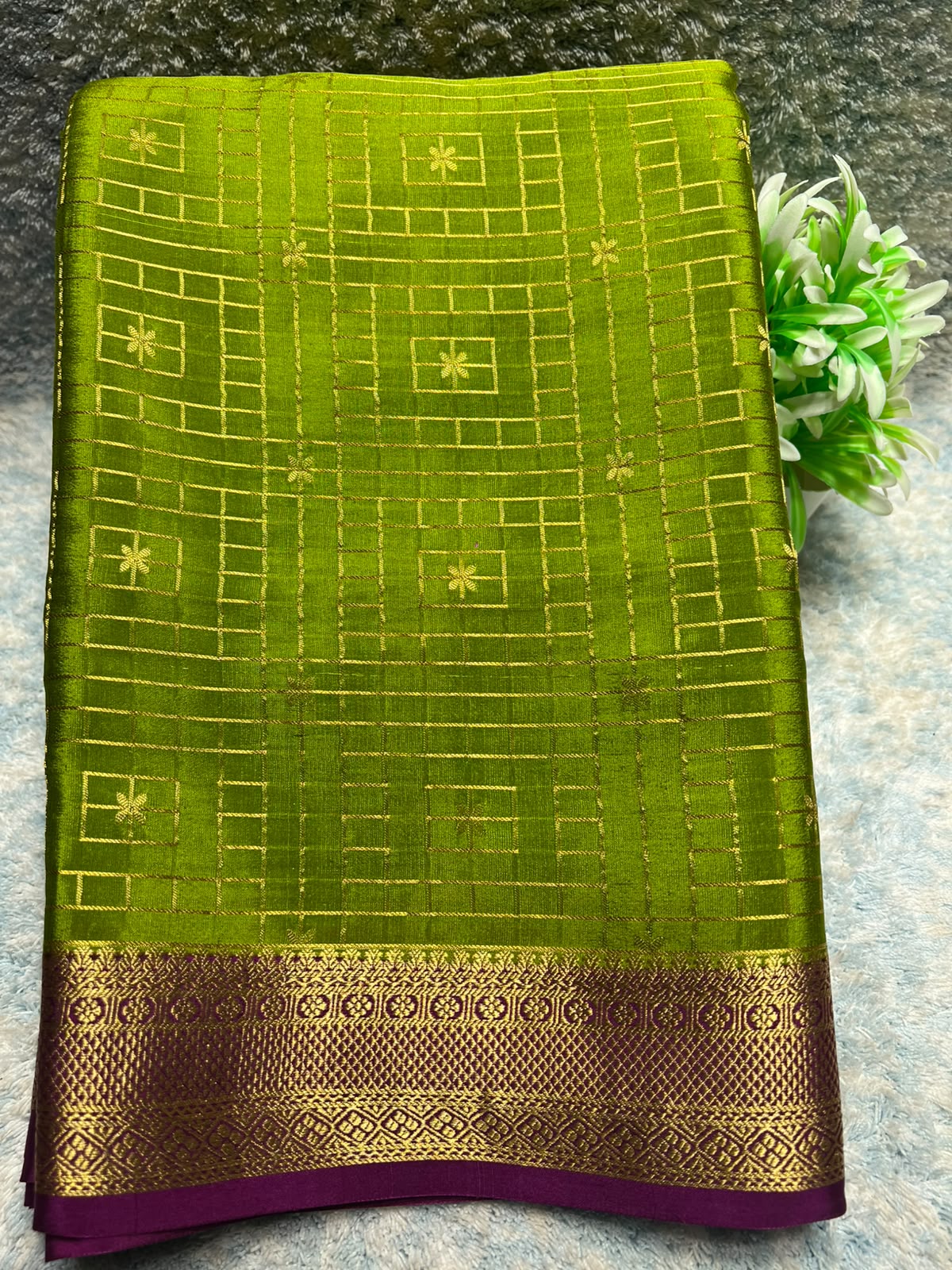 Pure Mysore Silk Saree.