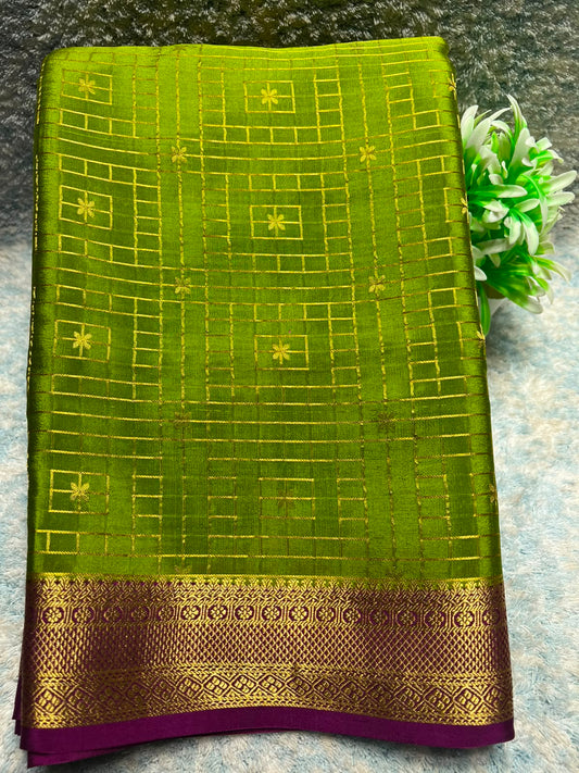 Pure Mysore Silk Saree.