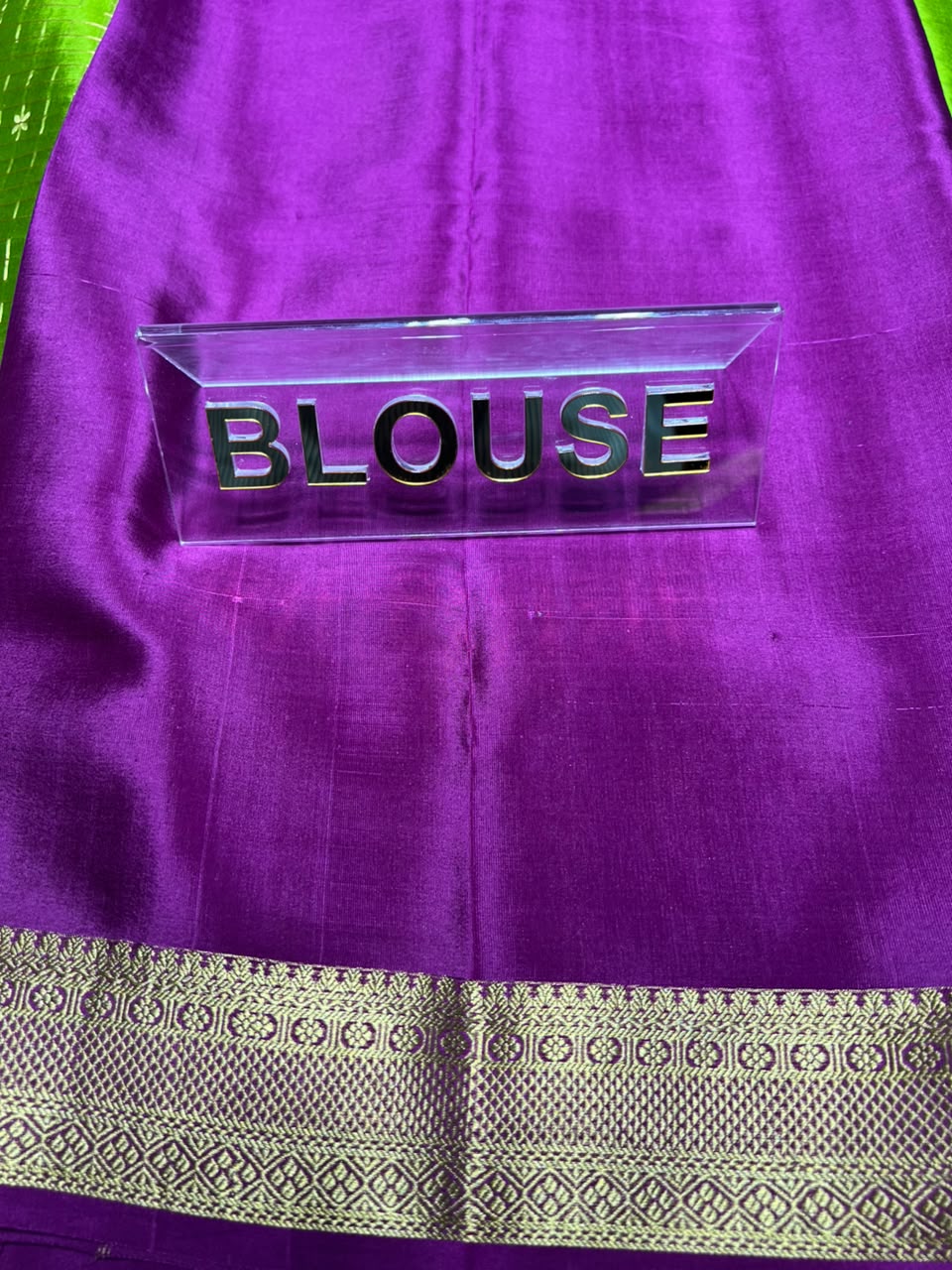 Pure Mysore Silk Saree.