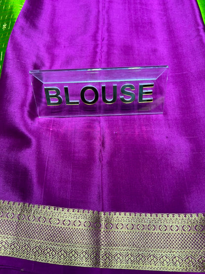 Pure Mysore Silk Saree.