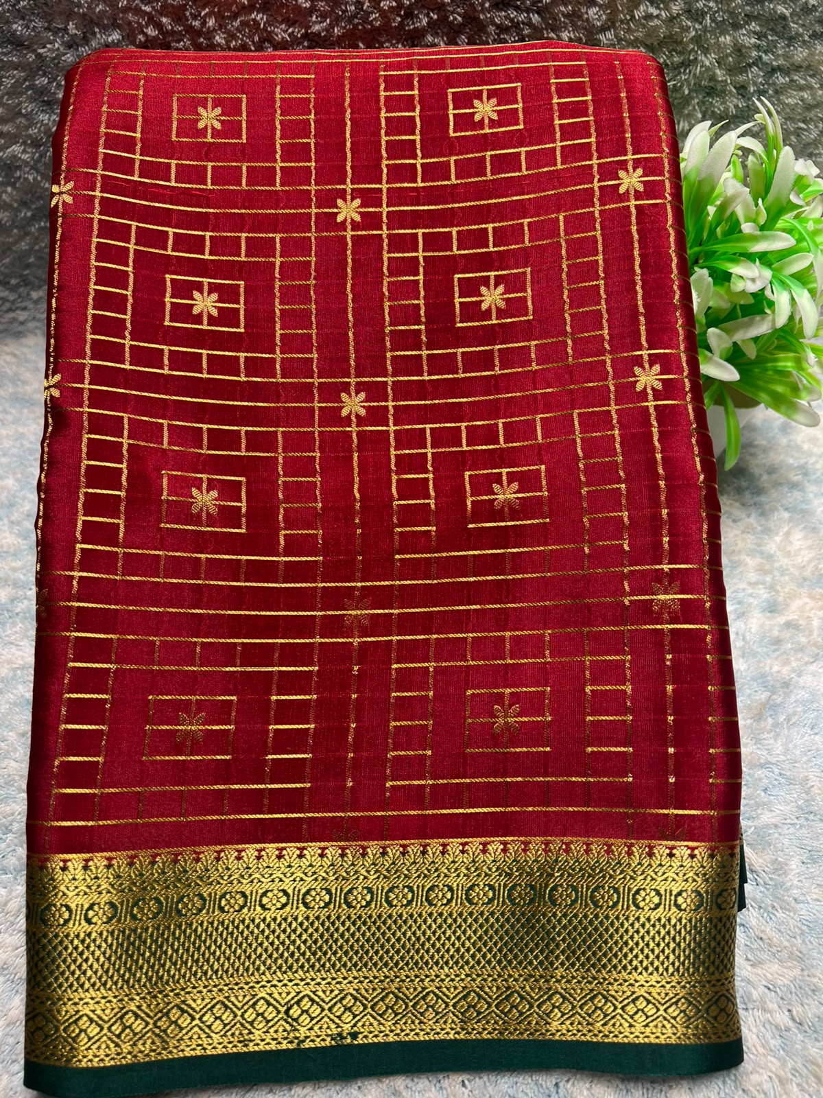 Pure Mysore Silk Saree.