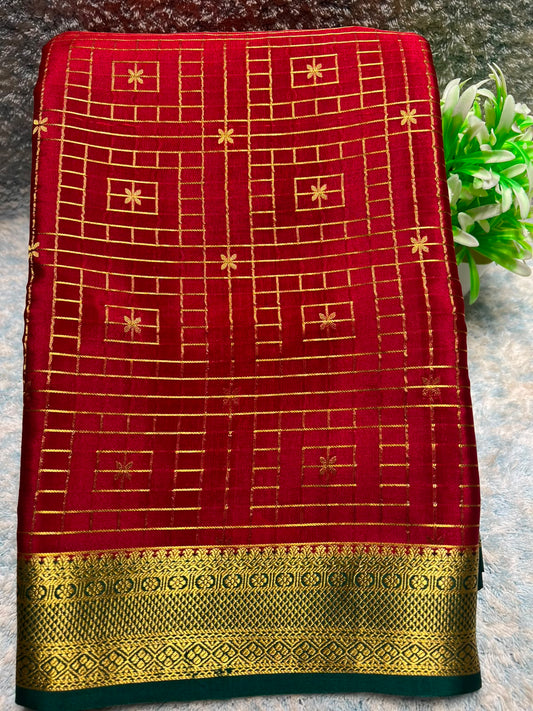 Pure Mysore Silk Saree.